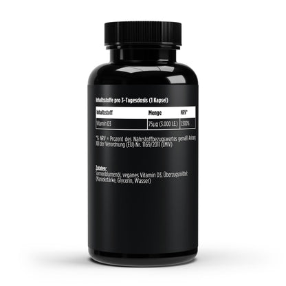 Vitamin D3 3.000 I.E - 60 vegane Softgels
